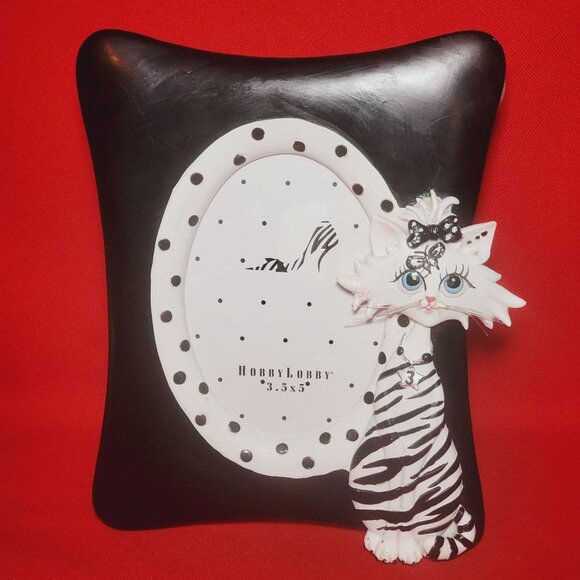 Hobby Lobby Cat Photo Picture Frame - Picture 1 of 13